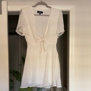 Lulu's White Mini Dress